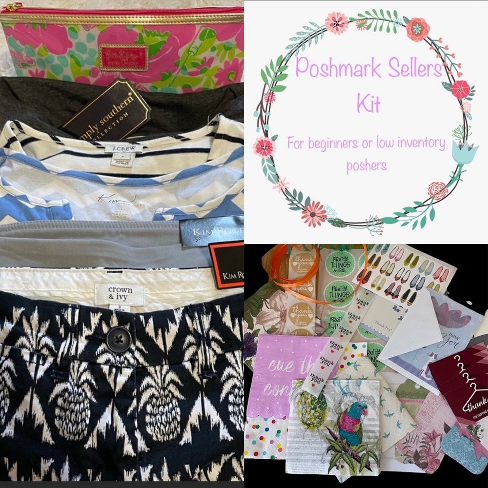 Poshmark Sellers Inventory Kit- 6 inventory items with extra stickers etc.. 💥